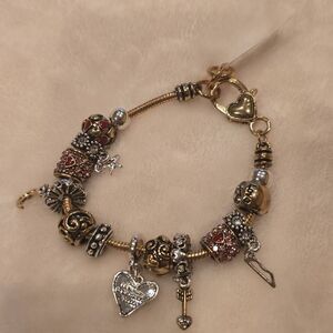 Landau, I Love You to the Moon and Back Charm Bracelet, NWT